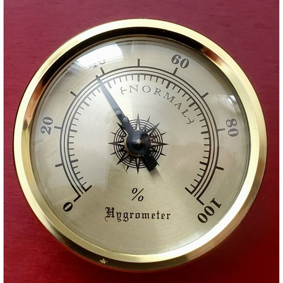 VTG Wood Cigar Humidor Tobacco Box Hygrometer Humidifier Jewelry Trinket Taiwan - Picture 4 of 15